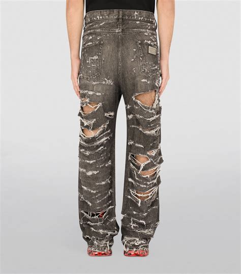 jeans designer dolce gabbana|dolce gabbana distressed jeans.